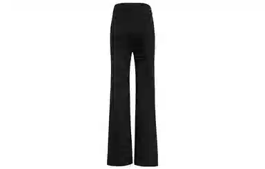 美洋 纯色高腰直筒长裤 女款 黑色