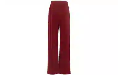 美洋 纯色高腰系带阔腿长裤 女款