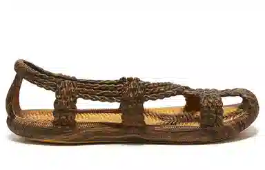 Baijingfang Retro Soft Sole Sandals Yellow