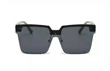 肯默大框复古太阳镜 防紫外线墨镜 半边框遮阳眼镜 男女通用 多色可选