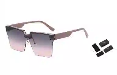 肯默大框复古太阳镜 防紫外线墨镜 半边框遮阳眼镜 男女通用 多色可选