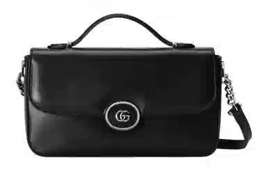 Gucci Petite Leather Shoulder Bag