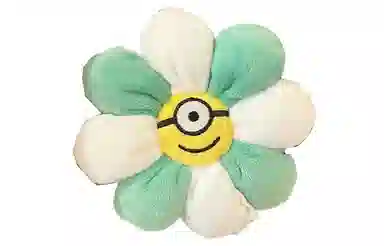 环球影城 小黄人系列 闪光毛绒小花太阳花包挂 玩偶 毛绒挂件