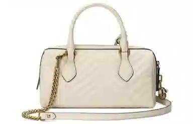 GUCCI Marmont Small Shoulder Bag White