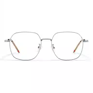 【联系客服可配度数】 佐川 修容大框眼镜女 超轻复古方框显瘦眼镜架男 文艺圆脸眼镜 合金 方形 光学镜架 男女同款情侣款 礼盒装