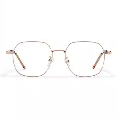 【联系客服可配度数】 佐川 修容大框眼镜女 超轻复古方框显瘦眼镜架男 文艺圆脸眼镜 合金 方形 光学镜架 男女同款情侣款 礼盒装