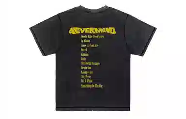 False Perception Angel Simpson Washed Black Tee