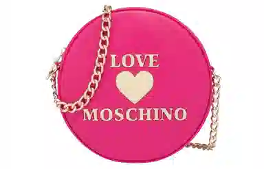 Love Moschino Heart Logo Chain Bag Pink