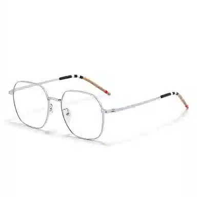 【联系客服可配度数】 佐川 修容大框眼镜女 超轻复古方框显瘦眼镜架男 文艺圆脸眼镜 合金 方形 光学镜架 男女同款情侣款 礼盒装