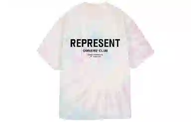 REPRESENT SS23 Logo Crewneck T-Shirt Pink