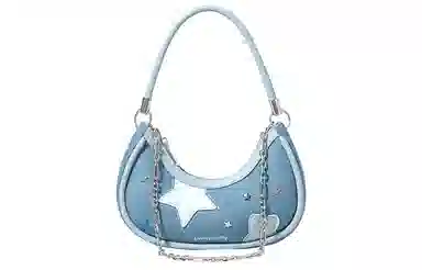 Miffy Denim Crescent Bag