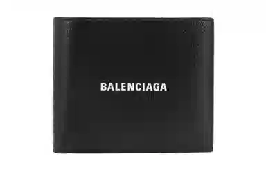 Balenciaga Logo Cardholder Black