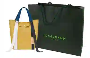LONGCHAMP Le Pliage Re-play 24 Grain Yellow