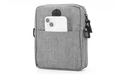 阿尔派妮 休闲时尚日系百搭通勤便携出行 织物 手机包单肩包斜挎包 常规 男女同款情侣款 多色