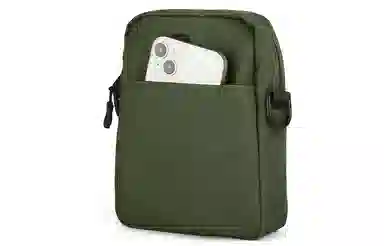 阿尔派妮 休闲时尚日系百搭通勤便携出行 织物 手机包单肩包斜挎包 常规 男女同款情侣款 多色