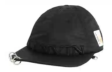 Lanvin Baseball Cap Black