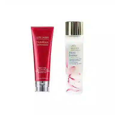 雅诗兰黛 清洁保湿护肤套装 提亮