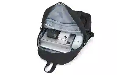 轻骑者 休闲百搭学生韩版旅游通勤户外运动 织物 旅行包书包背包双肩包 常规 男女同款情侣款 米白色/黑色/浅绿色/蓝色