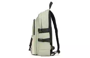 轻骑者 休闲百搭学生韩版旅游通勤户外运动 织物 旅行包书包背包双肩包 常规 男女同款情侣款 米白色/黑色/浅绿色/蓝色