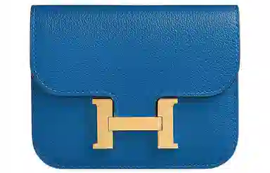 HERMES Constance Slim Evercolor 71 Bleu France