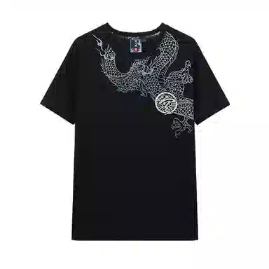 Oniarai Blue Dragon Embroidery T-Shirt