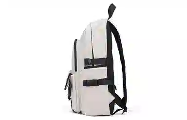 轻骑者 休闲百搭学生韩版旅游通勤户外运动 织物 旅行包书包背包双肩包 常规 男女同款情侣款 米白色/黑色/浅绿色/蓝色