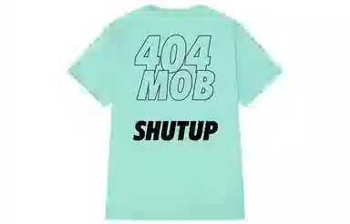 404MOB GANG Loose Fit Printed T-Shirt
