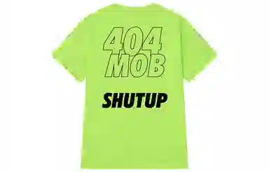 404MOB GANG Loose Fit Printed T-Shirt