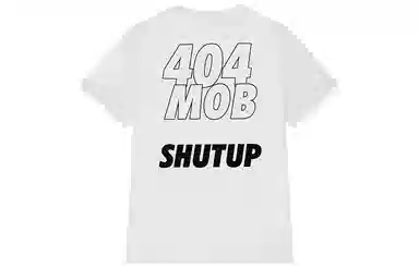 404MOB GANG Loose Fit Printed T-Shirt