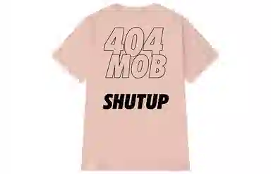 404MOB GANG Loose Fit Printed T-Shirt