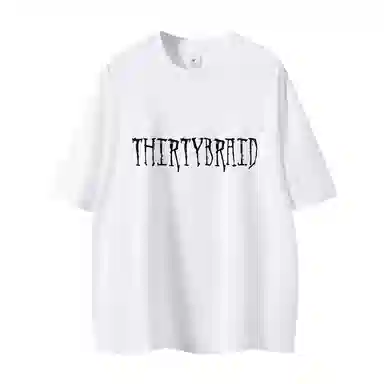 30BRAID Logo Print T-Shirt