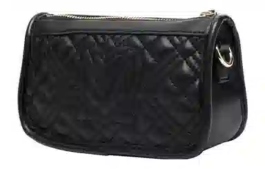 Love Moschino Quilted Chain Shoulder Bag Black