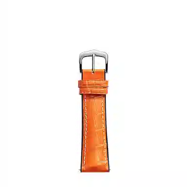 十瑞鳄鱼皮手表带橡胶表带男适用于江诗丹顿百达翡丽伯爵宝珀手表带万国浪琴积家欧米茄手表男女蝴蝶扣款