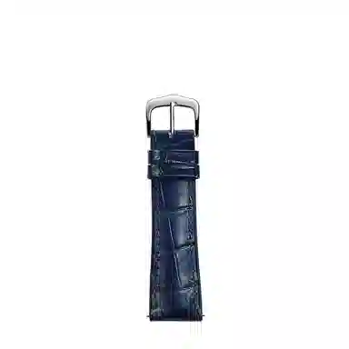 十瑞鳄鱼皮手表带橡胶表带男适用于江诗丹顿百达翡丽伯爵宝珀手表带万国浪琴积家欧米茄手表男女蝴蝶扣款