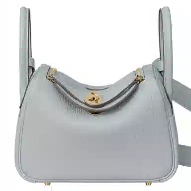 HERMES Lindy 19 Taurillon Clemence 08 Bleu Pale