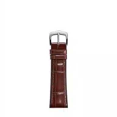 十瑞鳄鱼皮手表带橡胶表带男适用于江诗丹顿百达翡丽伯爵宝珀手表带万国浪琴积家欧米茄手表男女蝴蝶扣款