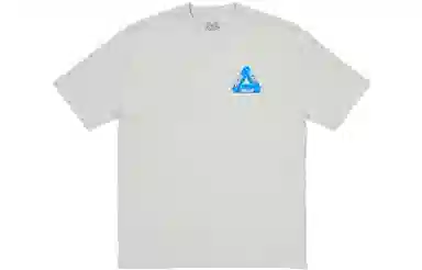 PALACE SS23 Tri-Twister T-Shirt Grey Marl LogoT