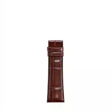 十瑞鳄鱼皮手表带橡胶表带男适用于江诗丹顿百达翡丽伯爵宝珀手表带万国浪琴积家欧米茄手表男女蝴蝶扣款