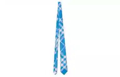 Burberry Classic Check Tie Blue