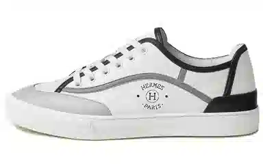 HERMES Get Low-Top Sneakers White Grey