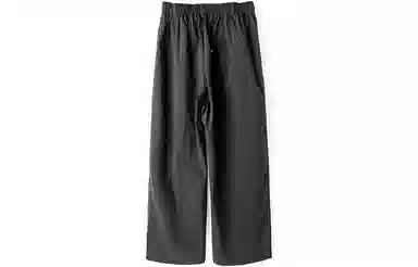 幻象者 纯色阔腿长裤休闲裤 男女同款 黑色