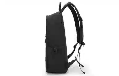 轻骑者 日系休闲学生大容量百搭潮流户外运动通勤 织物 电脑包旅行包书包背包双肩包 常规 男女同款情侣款 米白/黑色