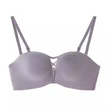 内在密码 内衣女小胸聚拢防下垂显大防滑隐形美背无痕抹胸 两件装