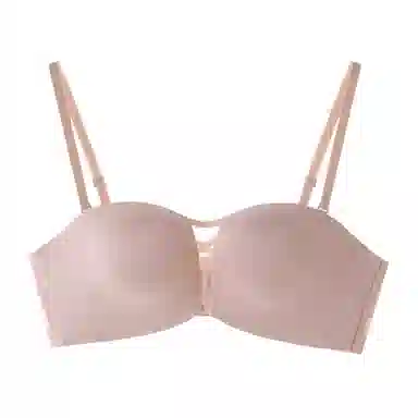 内在密码 内衣女小胸聚拢防下垂显大防滑隐形美背无痕抹胸 两件装