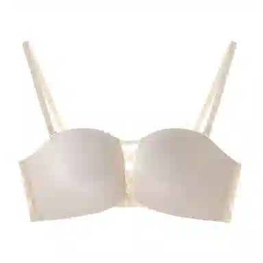 内在密码 内衣女小胸聚拢防下垂显大防滑隐形美背无痕抹胸 两件装