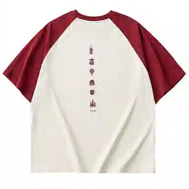 KXLFCHN Retro Raglan Sleeve T-Shirt
