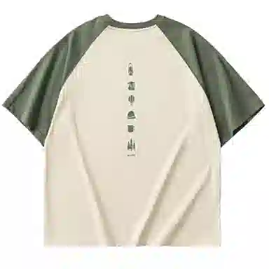KXLFCHN Retro Raglan Sleeve T-Shirt