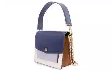 Tory Burch Robinson Navy Colorblock