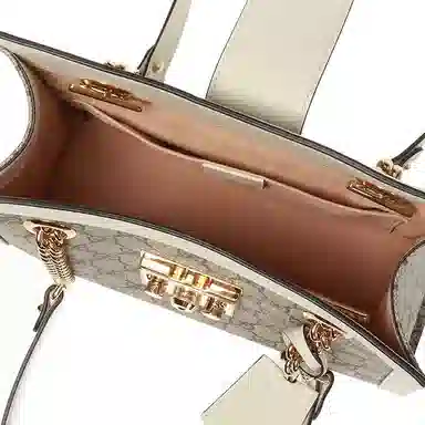 GUCCI Padlock Logo Tote