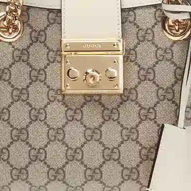 GUCCI Padlock Logo Tote